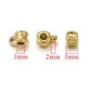 Stainless Steel Retro Totem Beads For Diy Jewelry Accessories Electroplated