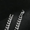 Stainless Steel Rhombus Fruit And Leaf Pattern Thick Cuban Chain Bracelet Polished Retro Punk Jewelry For Men And Women