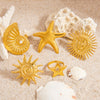 Stainless Steel Ring Gold Plated Animal Zodiac Star Pattern