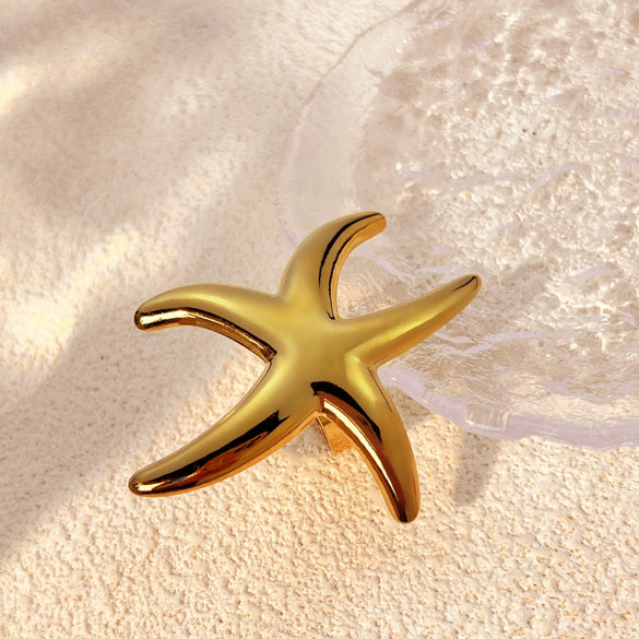 Stainless Steel Ring Heart Shape Electroplating Design