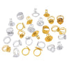 Stainless Steel Ring Holder Vintage Style Tray With Twist Adjustable Design And Electroplating Treatment