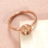 Stainless Steel Ring Jewelry Geometric Style Polish Diy Empty Ring Base