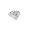 Stainless Steel Ring Tray Twisted Adjustable Geometric Electroplated Handmade Jewelry Accessories