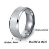 Stainless Steel Ring With Roman Numeral Pattern Vacuum Electroplated Unisex Jewelry