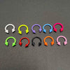Stainless Steel Round Baking Paint Nose Ring And Ear Bone Nail Body Piercing Jewelry