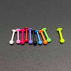 Stainless Steel Round Baking Paint Nose Ring And Ear Bone Nail Body Piercing Jewelry