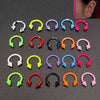 Stainless Steel Round Baking Paint Nose Ring And Ear Bone Nail Body Piercing Jewelry