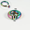 Stainless Steel Round Ball Clip Punk Stylish Electroplated Unisex Nose Ring Earring