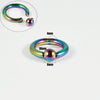 Stainless Steel Round Ball Clip Punk Stylish Electroplated Unisex Nose Ring Earring