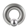 Stainless Steel Round Ball Clip Punk Stylish Electroplated Unisex Nose Ring Earring