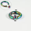Stainless Steel Round Ball Clip Punk Stylish Electroplated Unisex Nose Ring Earring