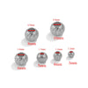 Stainless Steel Round Beads Electroplated Diy Jewelry Accessories For Bracelet