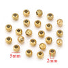 Stainless Steel Round Beads For Diy Bracelet And Necklace Vacuum Plating Electroplating