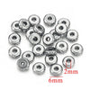Stainless Steel Round Beads For Diy Bracelet And Necklace Vacuum Plating Electroplating