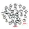 Stainless Steel Round Beads For Diy Bracelet And Necklace Vacuum Plating Electroplating