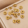 Stainless Steel Round Beads For Diy Bracelet And Necklace Vacuum Plating Electroplating
