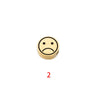 Stainless Steel Round Beads Jewelry Accessories With Geometric Figure And Electroplating For Diy