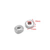 Stainless Steel Round Cake Flower Hexagonal Pendant Jewelry With Electroplating For Necklace And Bracelet