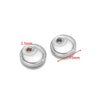 Stainless Steel Round Cake Flower Hexagonal Pendant Jewelry With Electroplating For Necklace And Bracelet