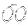 Stainless Steel Round Circle Electroplating Men's Body Piercing Jewelry Earrings