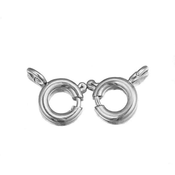 Stainless Steel Round Connection Buckle Electroplated Diy Jewelry Accessories For Necklace And Bracelet