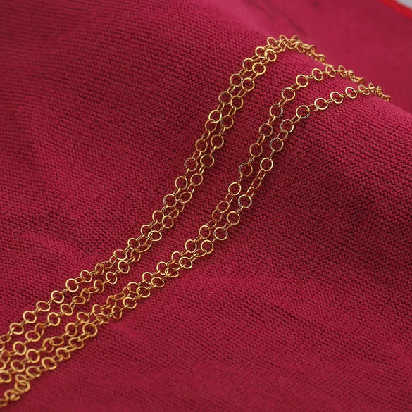 Stainless Steel Round Cross Chain Hiphop Totem Pattern Handmade Jewelry Making Supplies Chain Necklace Bracelet With Electroplating
