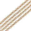 Stainless Steel Round Cross Chain Hiphop Totem Pattern Handmade Jewelry Making Supplies Chain Necklace Bracelet With Electroplating