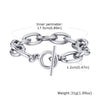 Stainless Steel Round Cross Fashion Chain Bracelet Necklace