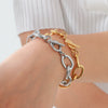 Stainless Steel Round Cross Fashion Chain Bracelet Necklace