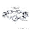 Stainless Steel Round Cross Fashion Chain Bracelet Necklace