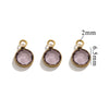 Stainless Steel Round Diy Jewelry Chain Bracelet Necklace With Crystal Connector And Colorretaining Electroplating