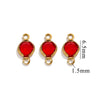 Stainless Steel Round Diy Jewelry Chain Bracelet Necklace With Crystal Connector And Colorretaining Electroplating