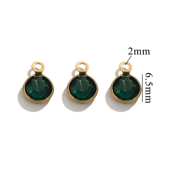 Stainless Steel Round Diy Jewelry Chain Bracelet Necklace With Crystal Connector And Colorretaining Electroplating