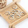 Stainless Steel Round Ear Hook Earrings Jewelry Accessories With Electroplating For Men And Women
