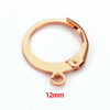 Stainless Steel Round Ear Hook Earrings Jewelry Accessories With Electroplating For Men And Women