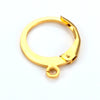 Stainless Steel Round Ear Hook Earrings Jewelry Accessories With Electroplating For Men And Women
