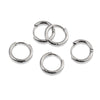 Stainless Steel Round Earring With Electroplating Diy Ear Buckle Accessories