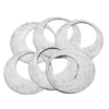 Stainless Steel Round Exaggerated Earrings Pendant With Totem Pattern And Electroplating Process Diy Jewelry Accessories