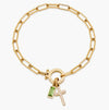 Stainless Steel Round Geometric Handmade Jewelry Buckle 18K Goldplated For Necklace Bracelet