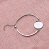 Stainless Steel Round Geometric Polished Diy Jewelry Bracelet Accessories