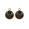 Stainless Steel Round Glass Pendant Jewelry Accessories With 18K Electroplating