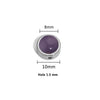Stainless Steel Round Loose Beads Diy Jewelry Accessories With Cat's Eye Stone And Electroplating Treatment