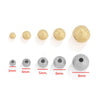 Stainless Steel Round Loose Beads Electroplated Diy Jewelry Accessories For Bracelet
