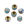 Stainless Steel Round Loose Beads Electroplated Jewelry Accessories For Diy Necklace Bracelet
