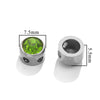 Stainless Steel Round Loose Beads For Diy Jewelry Accessories Electroplated Bracelet Beads