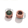 Stainless Steel Round Loose Beads For Diy Jewelry Accessories Electroplated Bracelet Beads