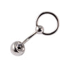 Stainless Steel Round Navel Ring With Electroplating Treatment Unisex Style