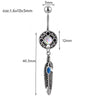 Stainless Steel Round Navel Ring With Welding Ball And Curved Rod Electroplating Style Unisex