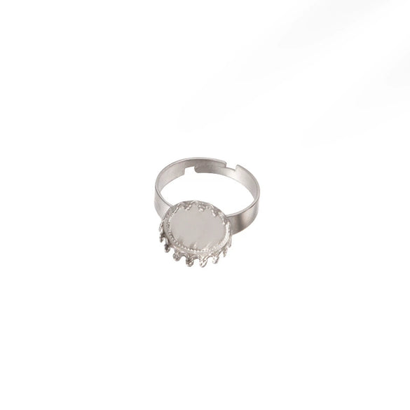 Stainless Steel Round Ring Jewelry Accessories Electroplated