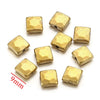 Stainless Steel Round Square Curved Spacer Positioning Beads Vacuum Gold Plated Diy Jewelry Accessories
